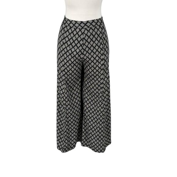 Anthropologie Saturday Sunday Wide Leg Flare Pull On Lounge Pants Small Modern - Picture 3 of 12